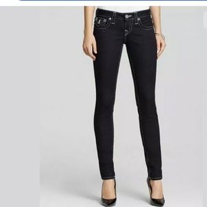 True Religion Women's Flap Pocket Skinny Jean - 27